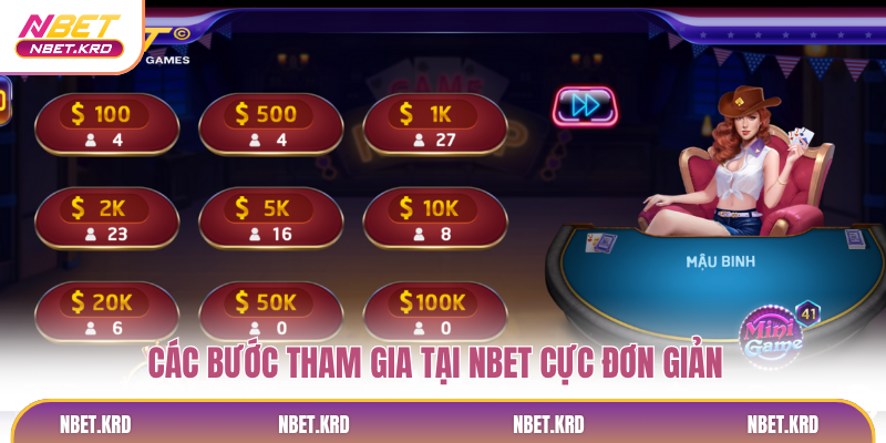 Các bước tham gia tại NBET cực đơn giản