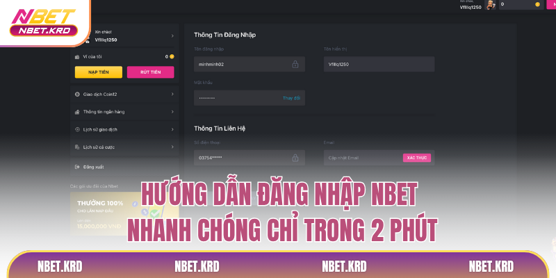 Hướng Dẫn Đăng Nhập NBET Nhanh Chóng Chỉ Trong 2 Phút